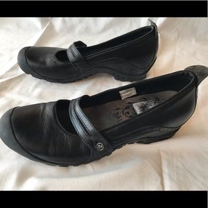 Black loafers